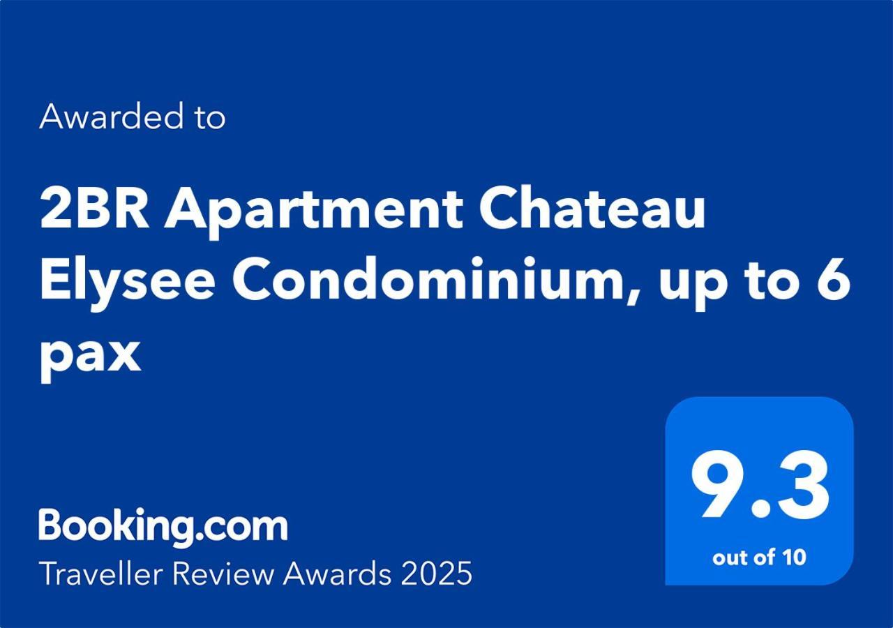 Cozy 2Br Staycation With Balcony Chateau Elysee For 4-6 Pax Paranaque City Bagian luar foto